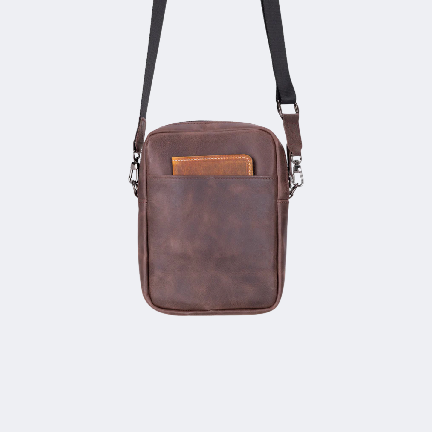 SYLVES Compact Leather Crossbody Bag β Everyday Shoulder Bag for Men & Women