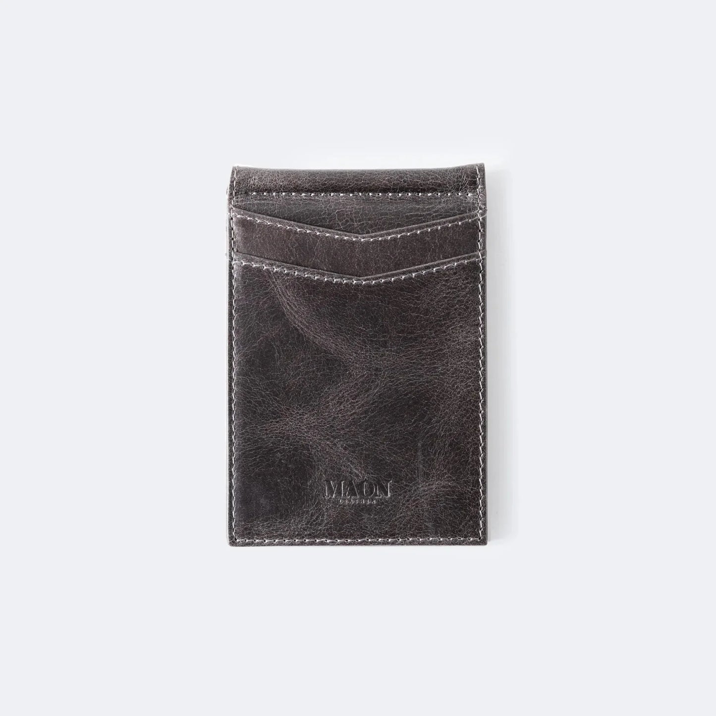ES Genuine Leather Money Clip Wallet