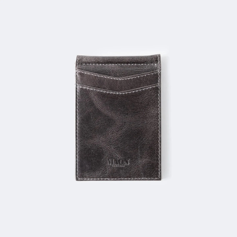 ES Genuine Leather Money Clip Wallet