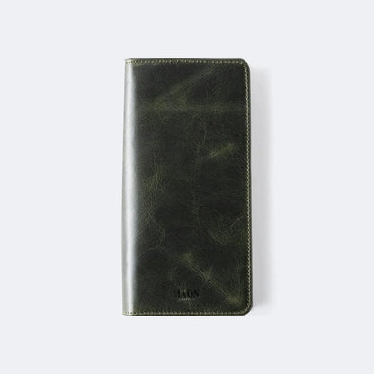 Ares Leather Wallet with Phone Compartment