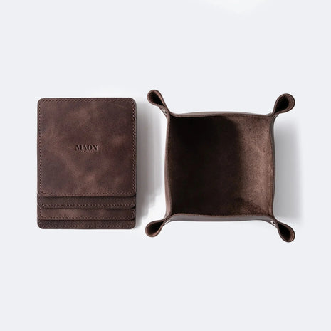 Genuine Leather Drink Coasters (Set)
