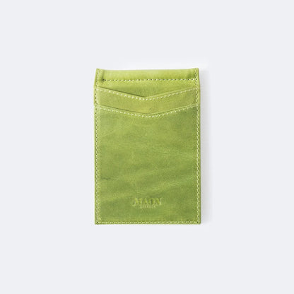 ES Genuine Leather Money Clip Wallet