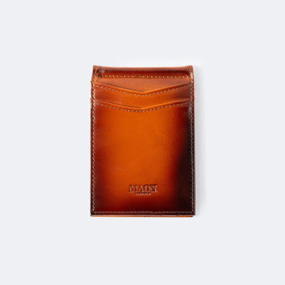 ES Genuine Leather Money Clip Wallet