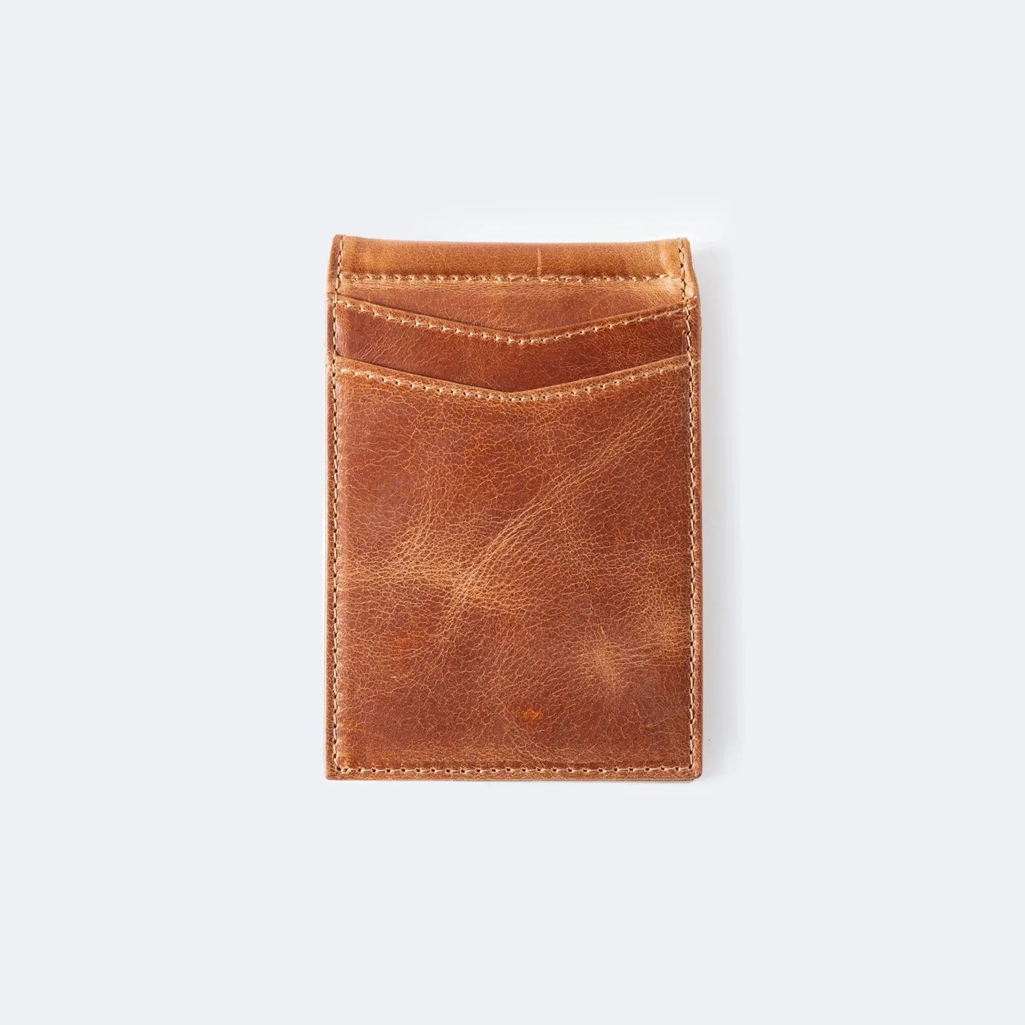 ES Genuine Leather Money Clip Wallet