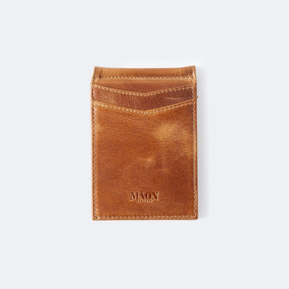ES Genuine Leather Money Clip Wallet