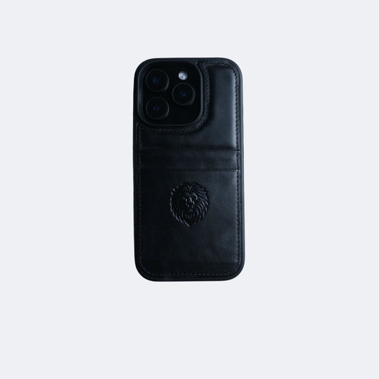 TOON CC Genuine Leather iPhone Case (MagSafe Compatible) - Black