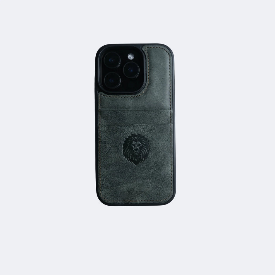 TOON CC Genuine Leather iPhone Case (MagSafe Compatible) - Green
