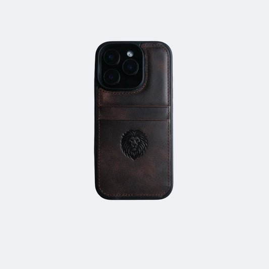 TOON CC Genuine Leather iPhone Case (MagSafe Compatible) - Brown