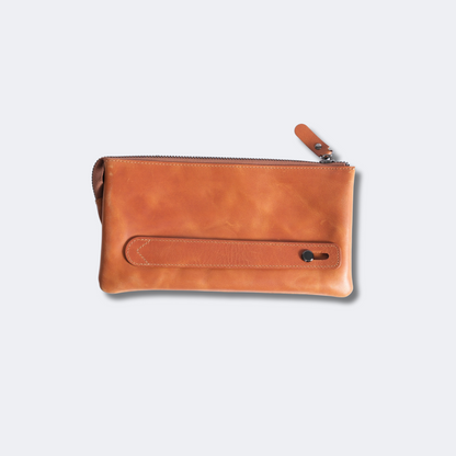 Roma Unisex Leather Clutch Wallet with Phone Slot