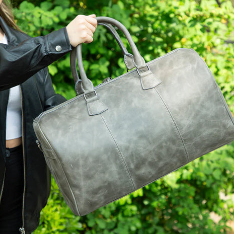 DARHAN Premium Full-Grain Leather Travel Bag