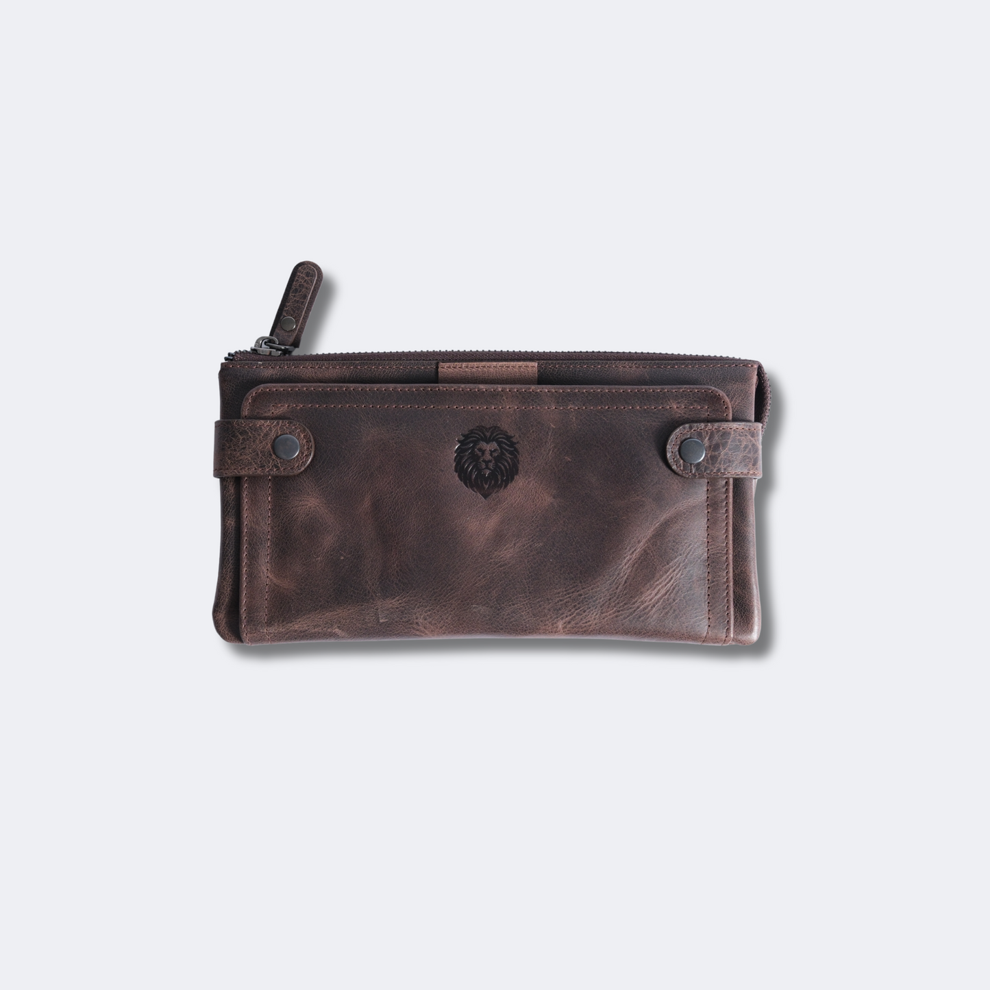 Roma Unisex Leather Clutch Wallet with Phone Slot