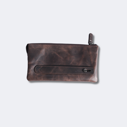 Roma Unisex Leather Clutch Wallet with Phone Slot