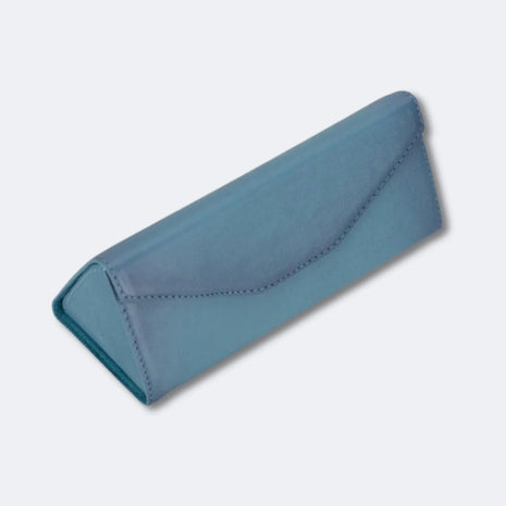 MADDY Folding Leather Glasses Case – Compact Protective Eyewear Pouch