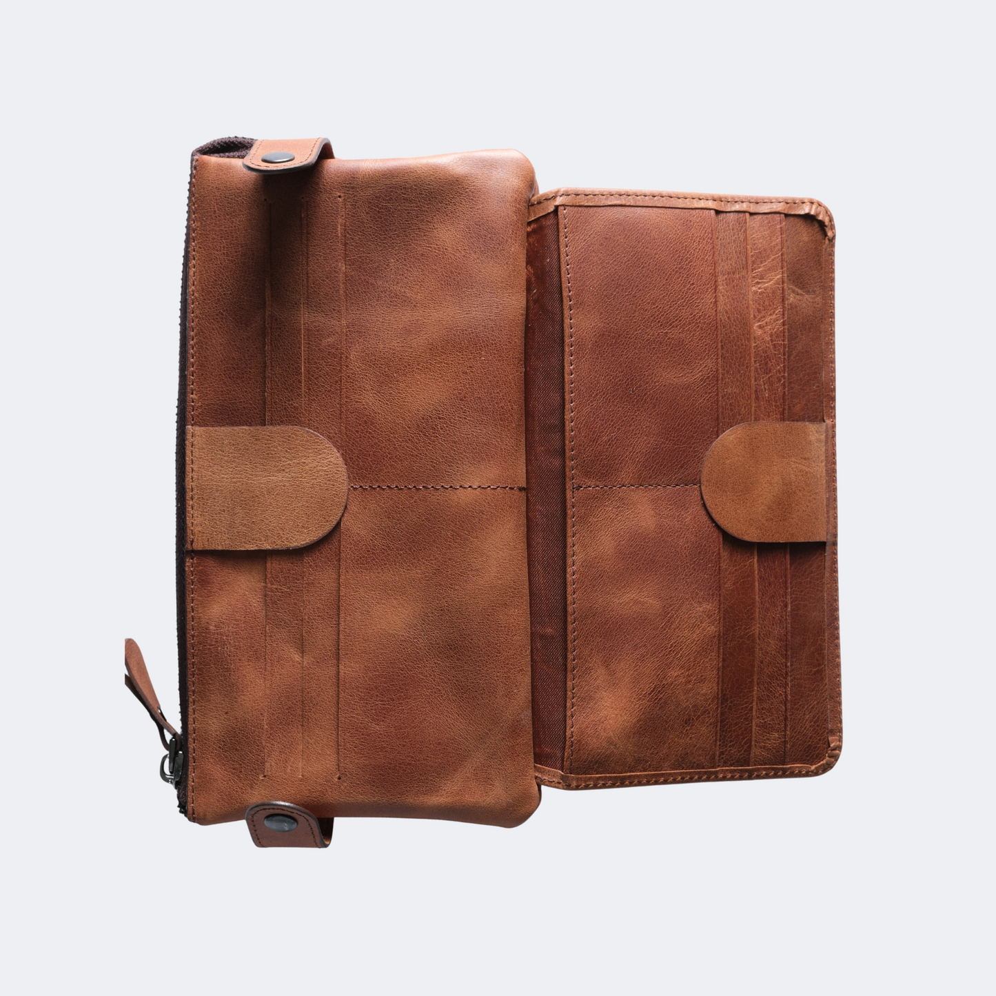 Roma Unisex Leather Clutch Wallet with Phone Slot