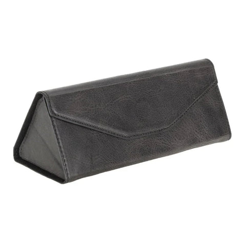 MADDY Folding Leather Glasses Case – Compact Protective Eyewear Pouch