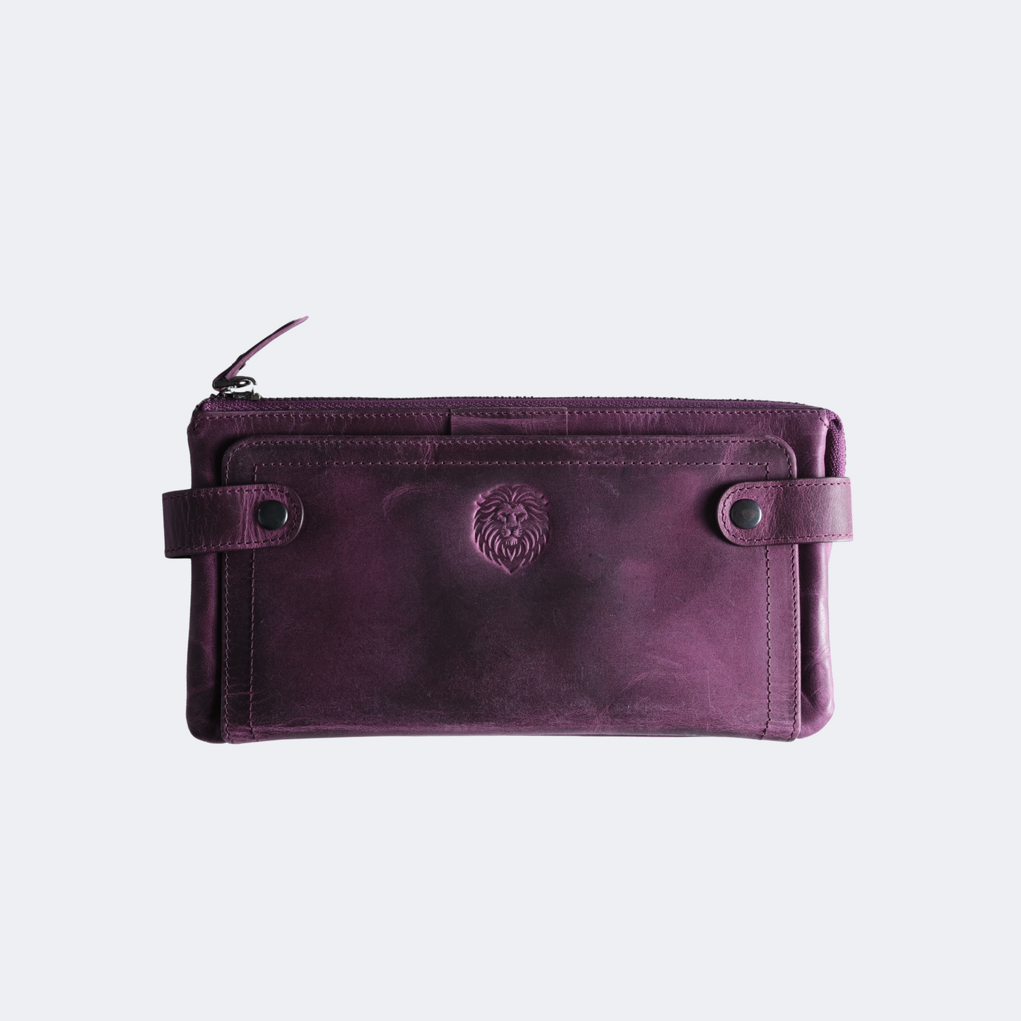 Roma Unisex Leather Clutch Wallet with Phone Slot
