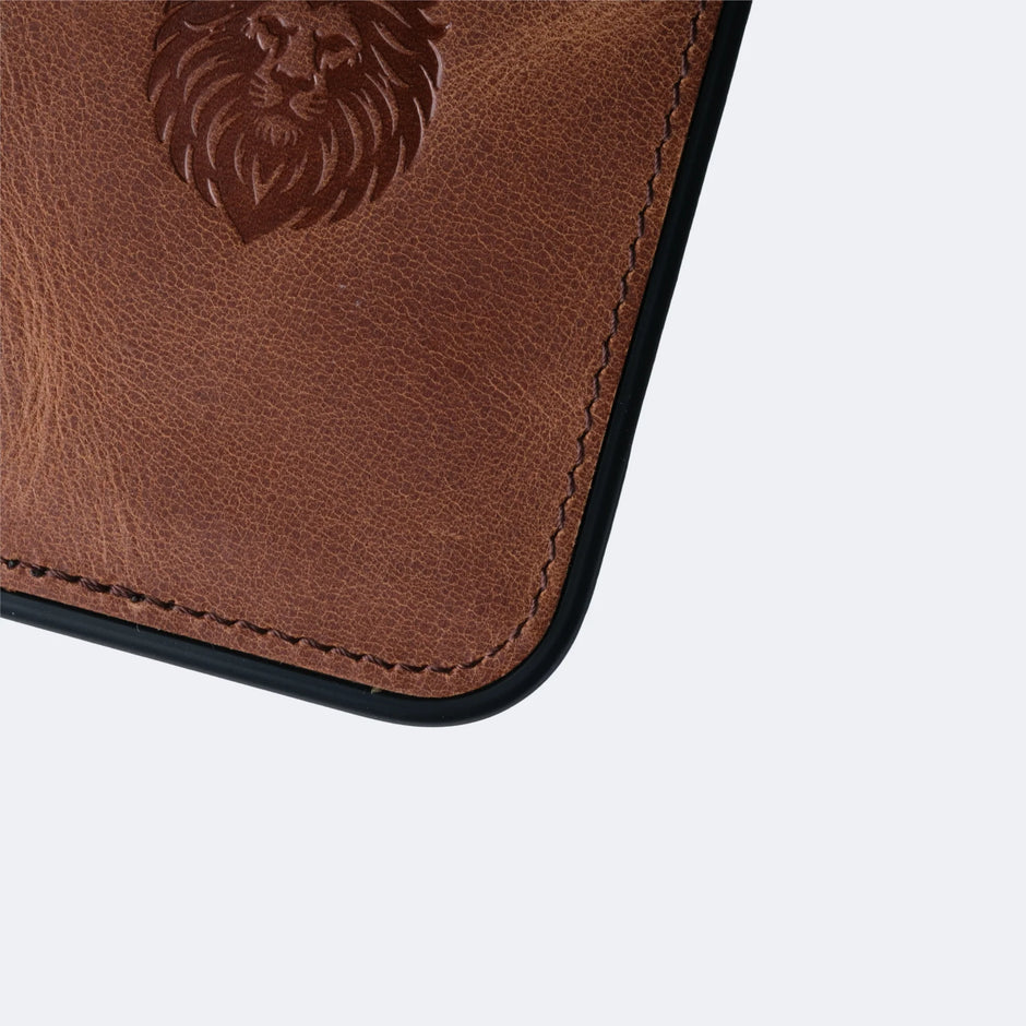 TOON CC Genuine Leather iPhone Case (MagSafe Compatible) - Tan