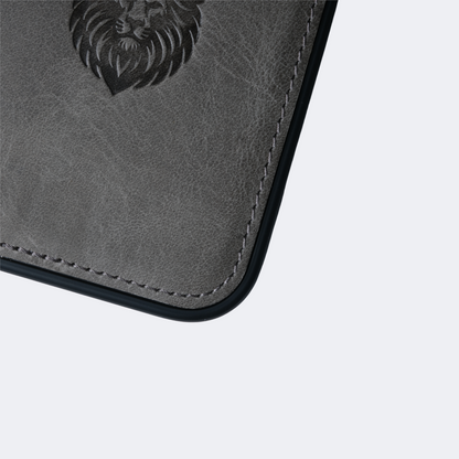 TOON Slim Genuine Leather iPhone Case (MagSafe Compatible) - Gray