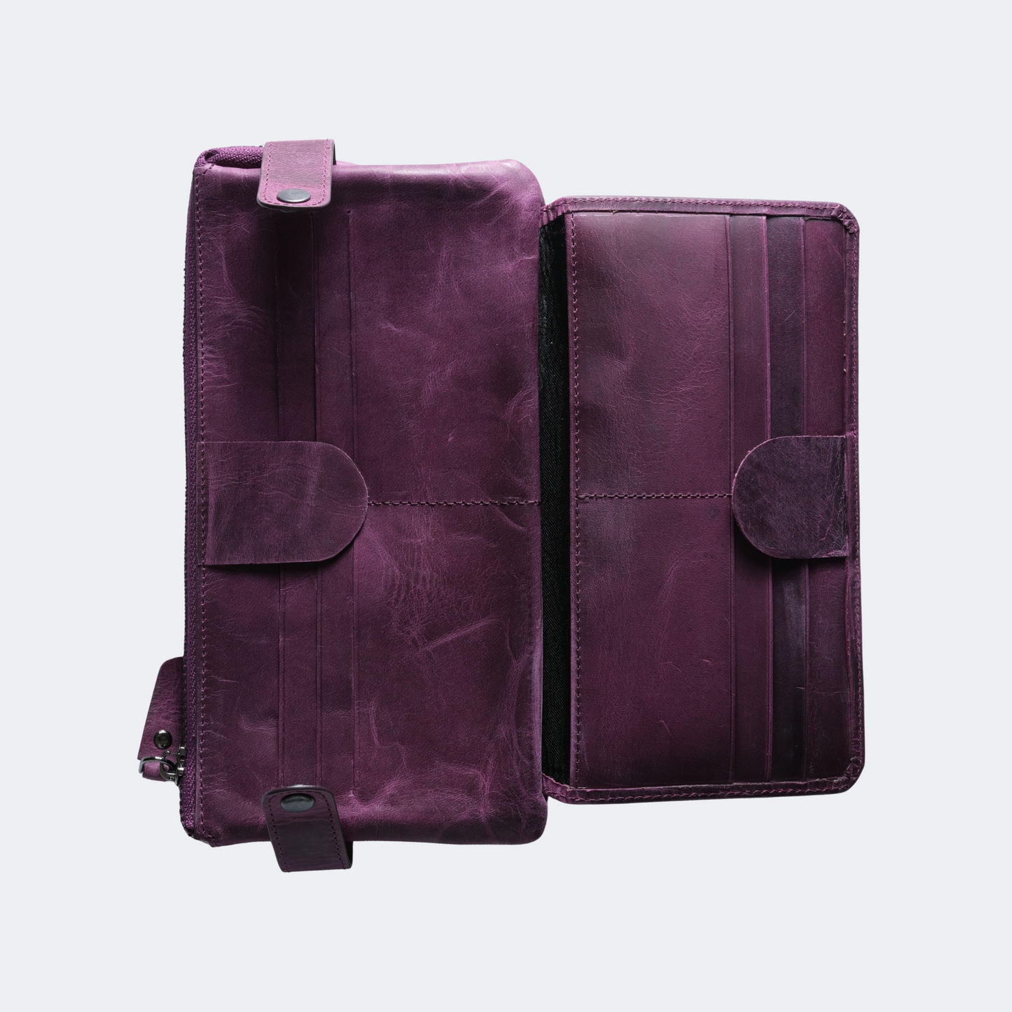 Roma Unisex Leather Clutch Wallet with Phone Slot