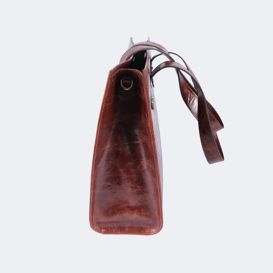 ROZA Genuine Leather Shoulder Bag for Women – Elegant & Spacious