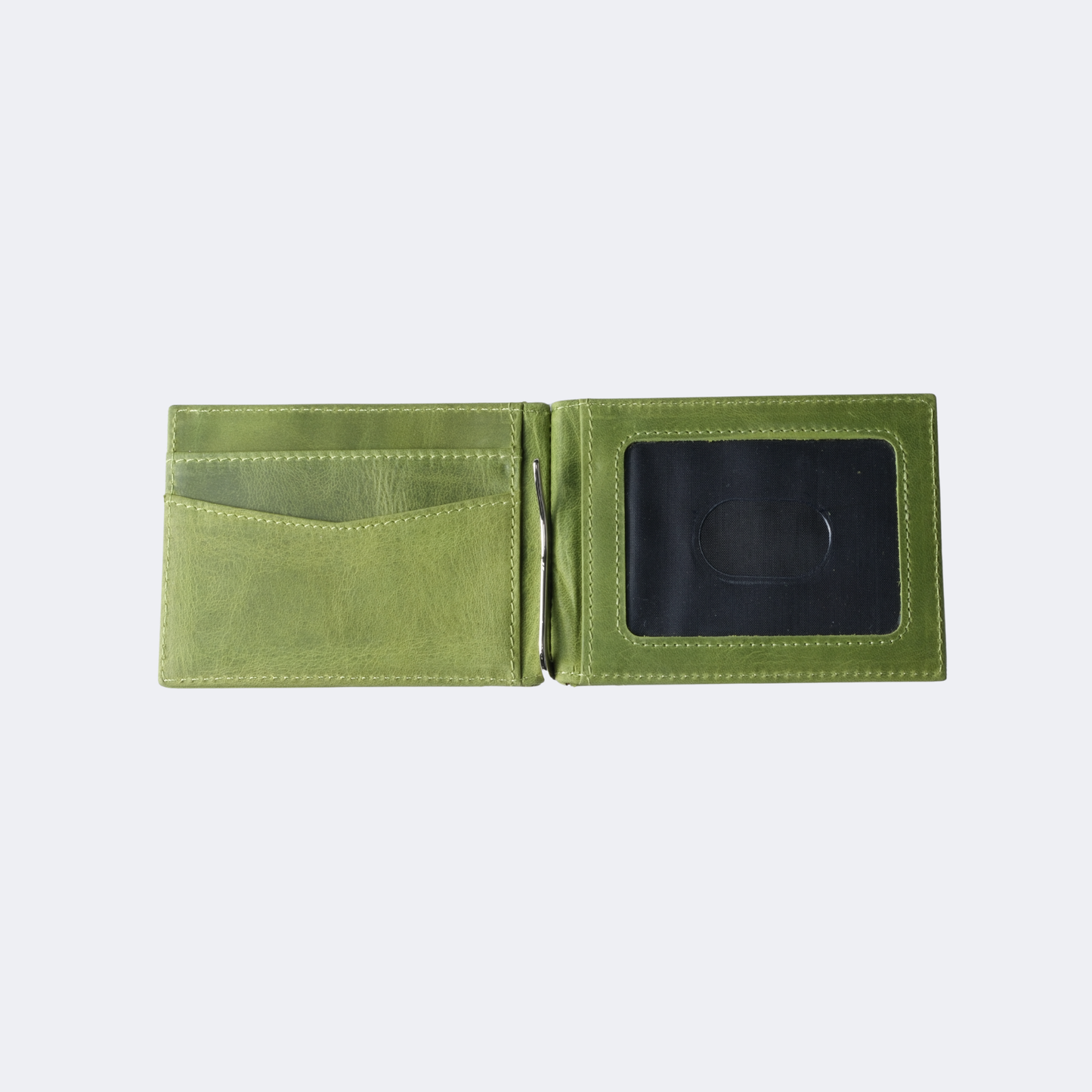 ES Genuine Leather Money Clip Wallet