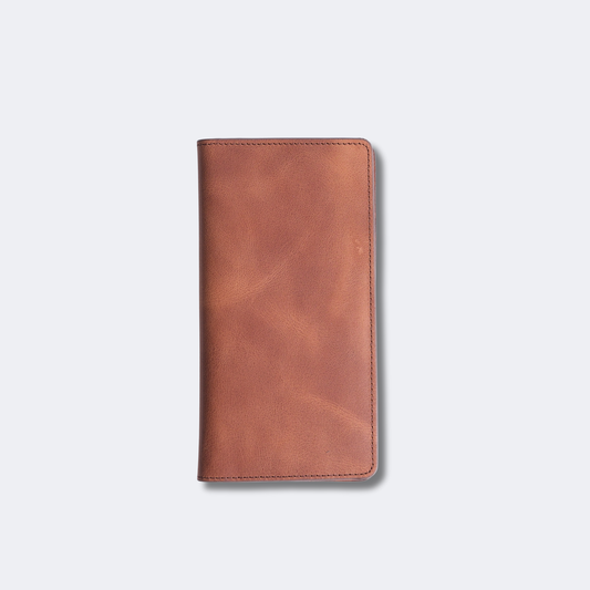 SAND Long Leather Wallet – Slim Suit Pocket Wallet for Men