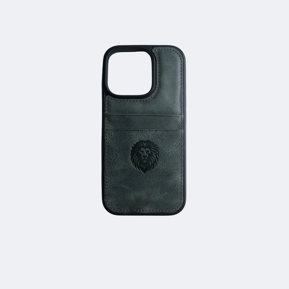 TOON CC Genuine Leather iPhone Case (MagSafe Compatible) - Green