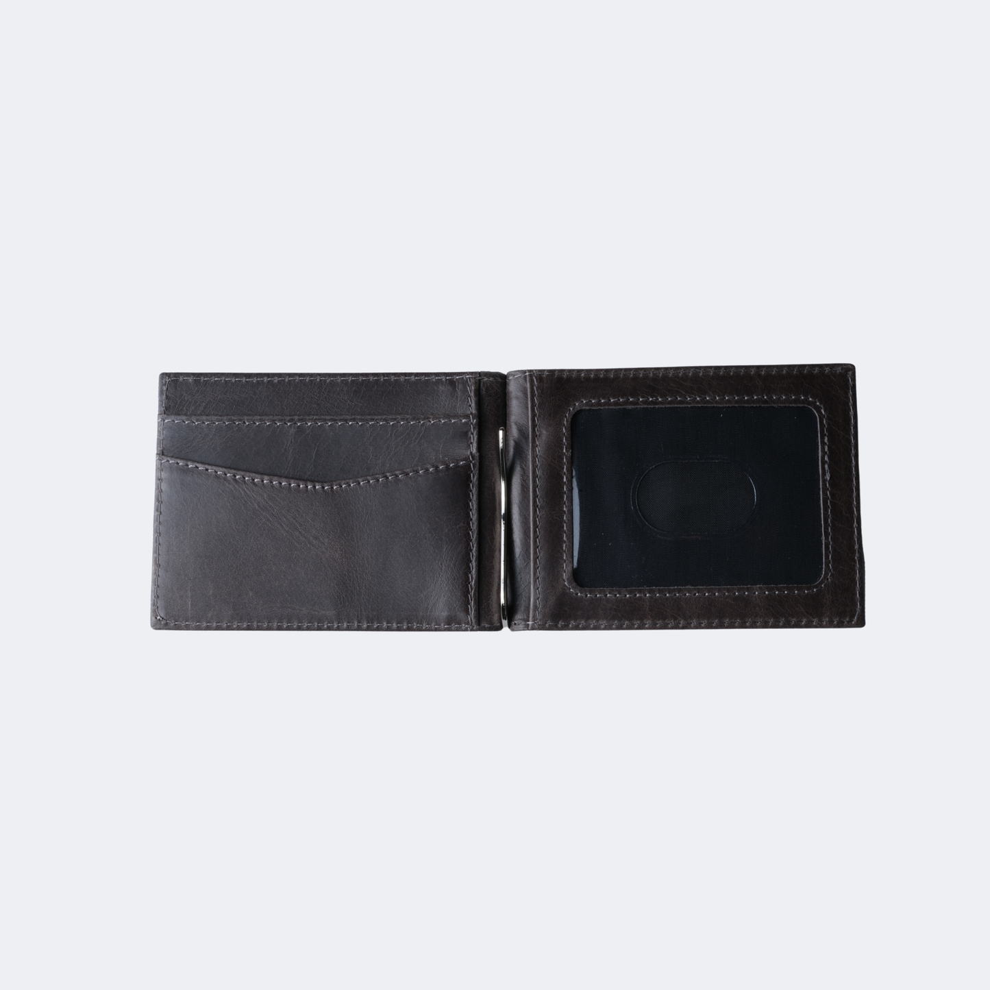 ES Genuine Leather Money Clip Wallet