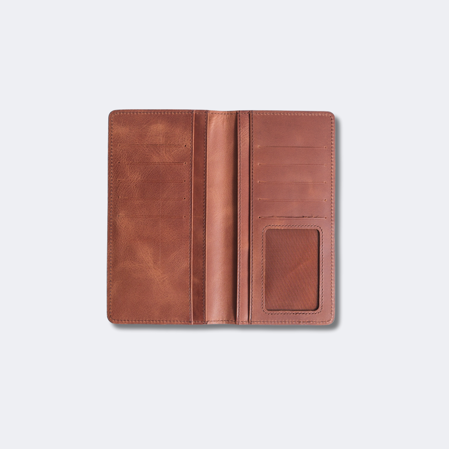 SAND Long Leather Wallet – Slim Suit Pocket Wallet for Men