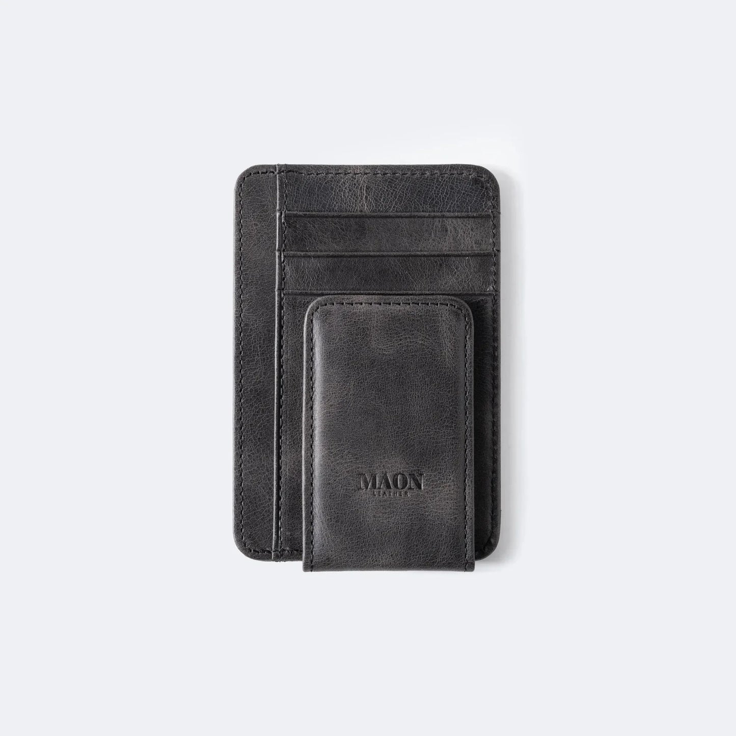 Brat Minimalist Genuine Leather Wallet with Money Clip