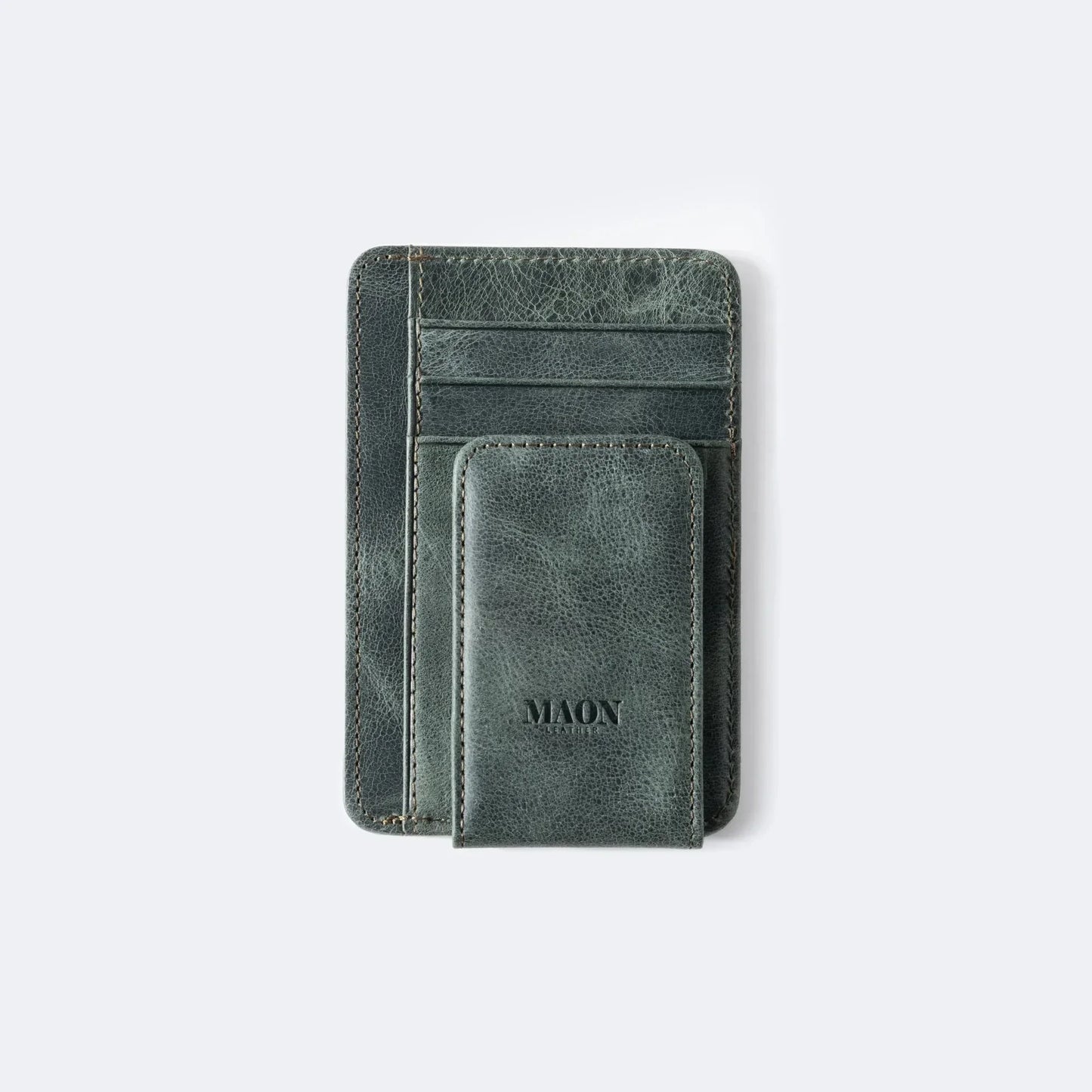 Brat Minimalist Genuine Leather Wallet with Money Clip