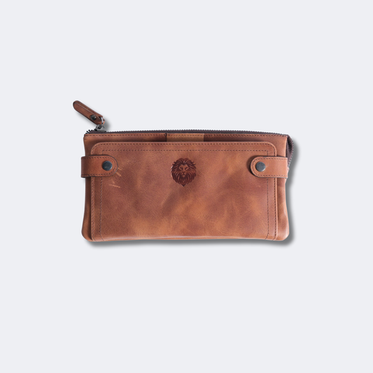 Roma Unisex Leather Clutch Wallet with Phone Slot