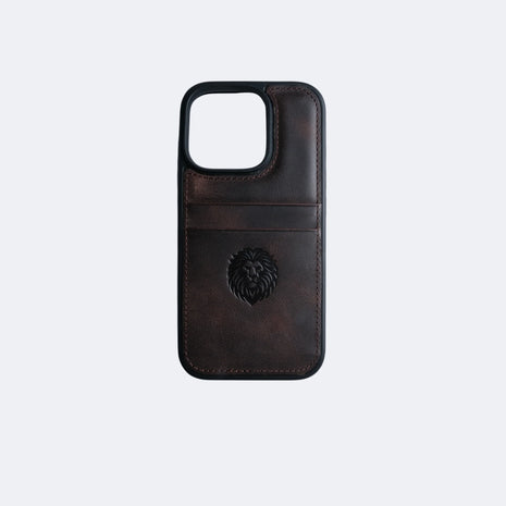 TOON CC Genuine Leather iPhone Case (MagSafe Compatible) - Brown