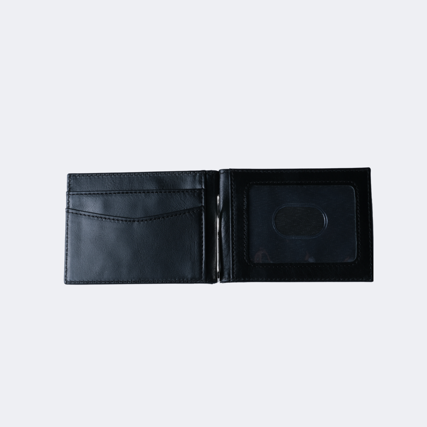 ES Genuine Leather Money Clip Wallet