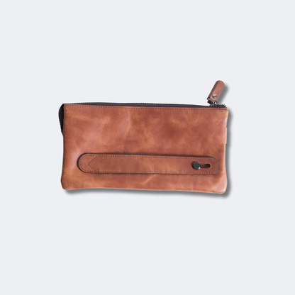 Roma Unisex Leather Clutch Wallet with Phone Slot
