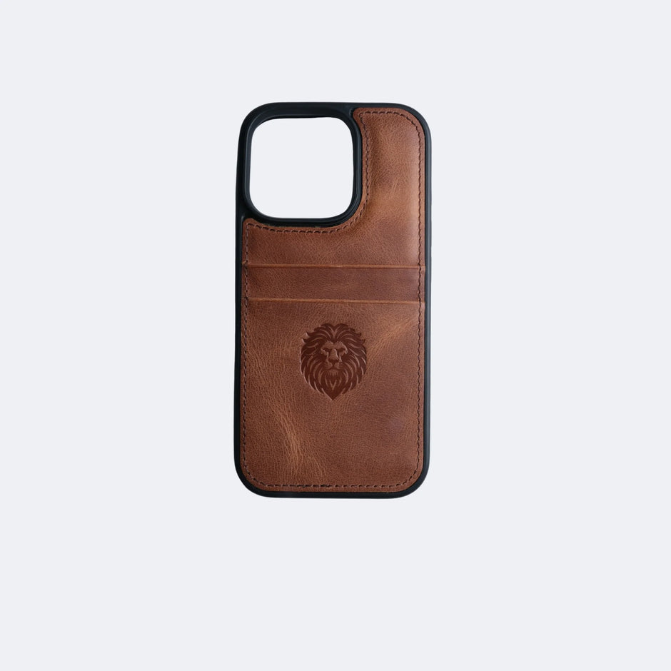 TOON CC Genuine Leather iPhone Case (MagSafe Compatible) - Tan