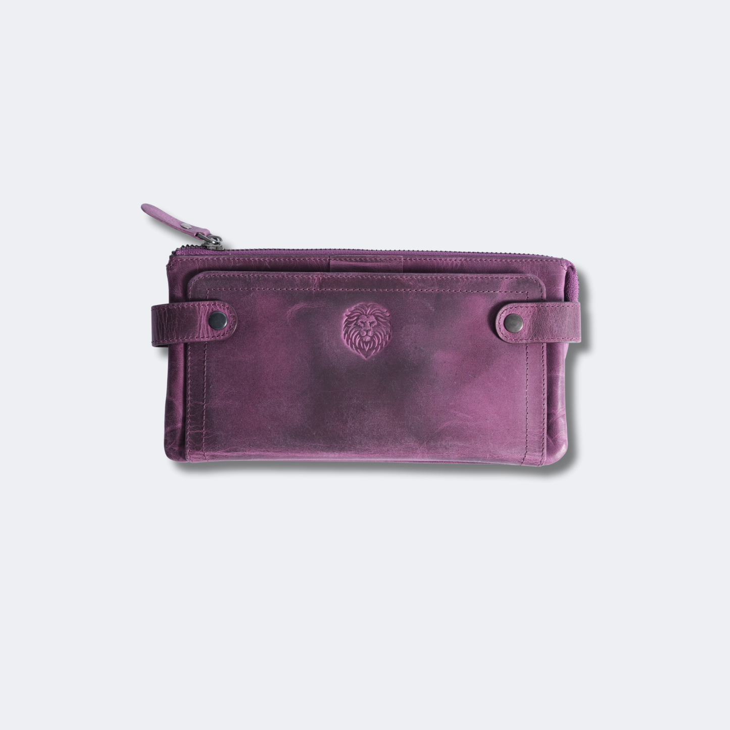 Roma Unisex Leather Clutch Wallet with Phone Slot