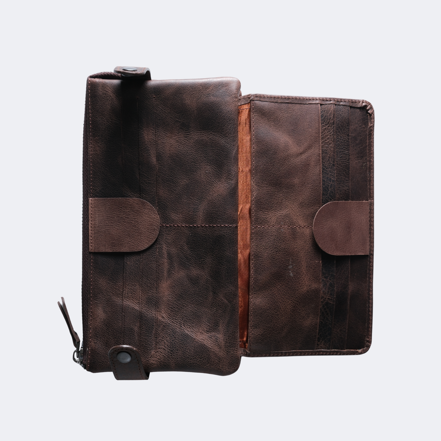 Roma Unisex Leather Clutch Wallet with Phone Slot