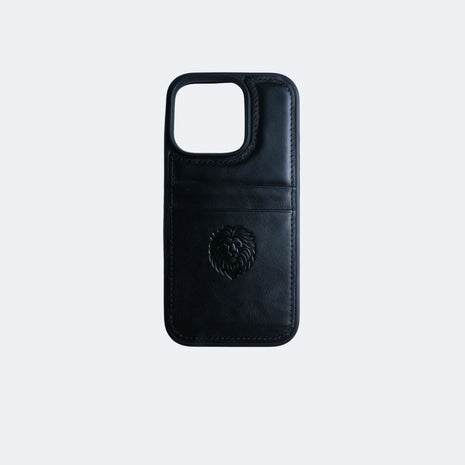 TOON CC Genuine Leather iPhone Case (MagSafe Compatible) - Black