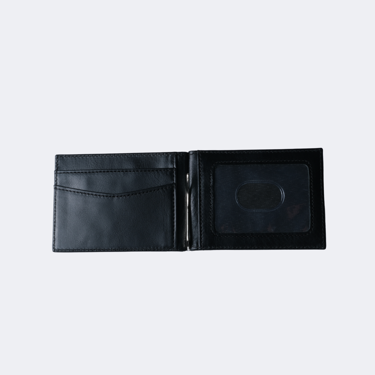 ES Genuine Leather Money Clip Wallet