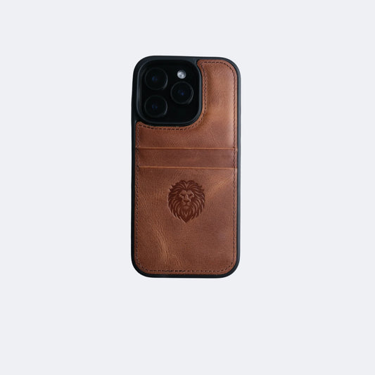 TOON CC Genuine Leather iPhone Case (MagSafe Compatible) - Tan