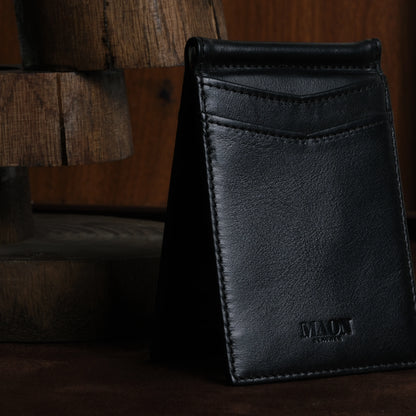 ES Genuine Leather Money Clip Wallet