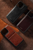 TOON Slim Genuine Leather iPhone Case (MagSafe Compatible) - Brown