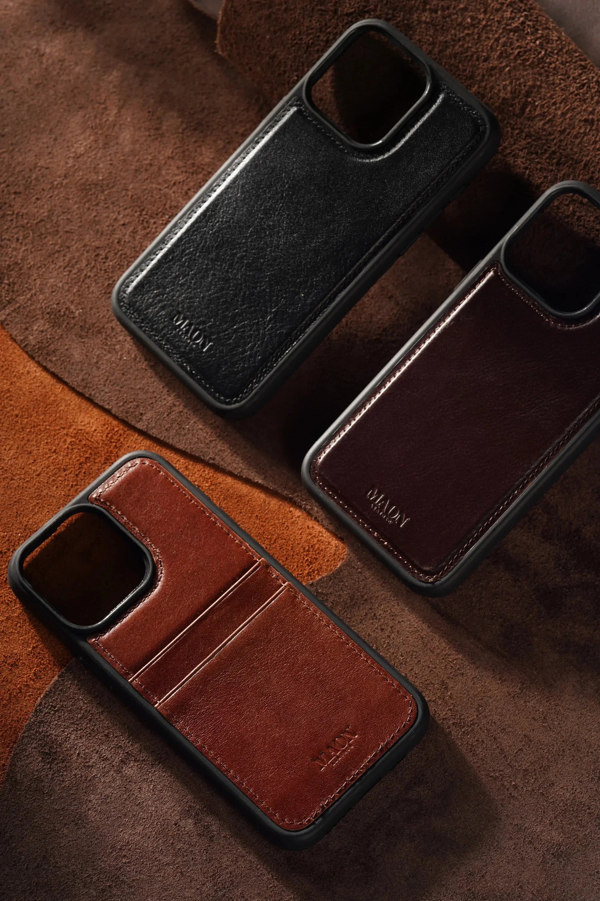 TOON Slim Genuine Leather iPhone Case (MagSafe Compatible) - Brown