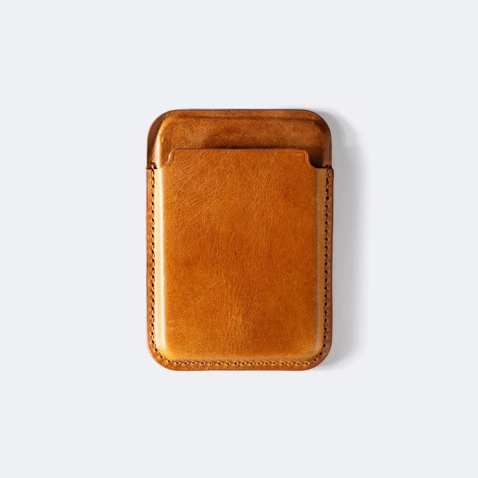 Maggy Magnetic Leather Card Holder for iPhone
