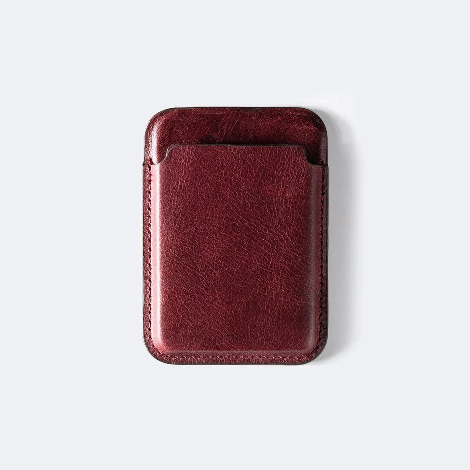 Maggy Magnetic Leather Card Holder for iPhone
