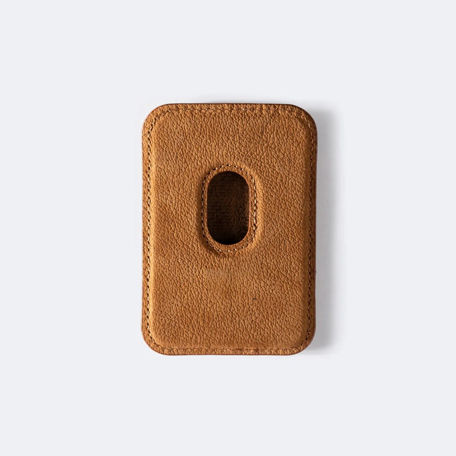 Maggy Magnetic Leather Card Holder for iPhone
